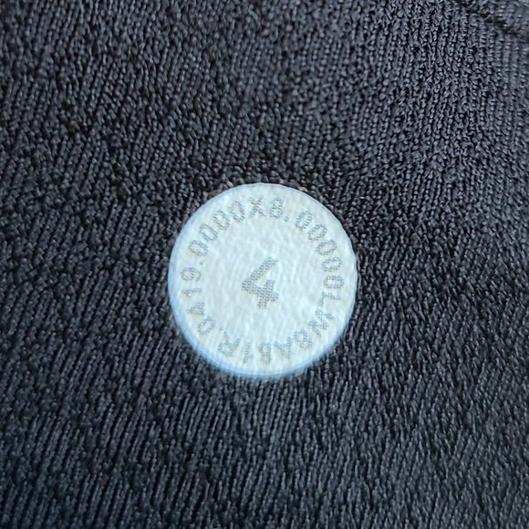 Lululemon Pace Rival Skirt No Panels 13" Heather Gray Lux Multi Black Sz 4 - Picture 7 of 13